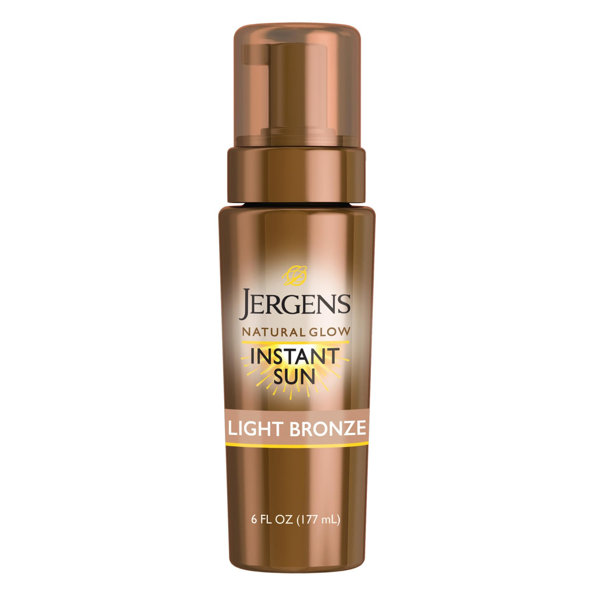 Jergens Natural Glow Self Tanner Mousse 6 fl oz front view