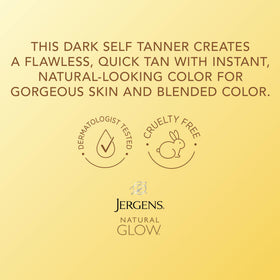 Jergens Natural Glow Self Tanner Mousse application on skin
