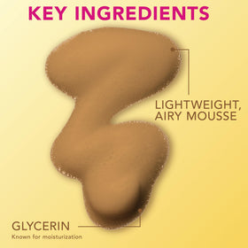 Jergens Natural Glow Self Tanner Mousse packaging details