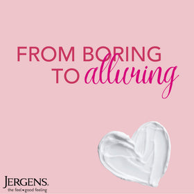Jergens Rose Body Butter on a bathroom counter