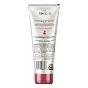Jergens Rose Body Butter with ingredients display