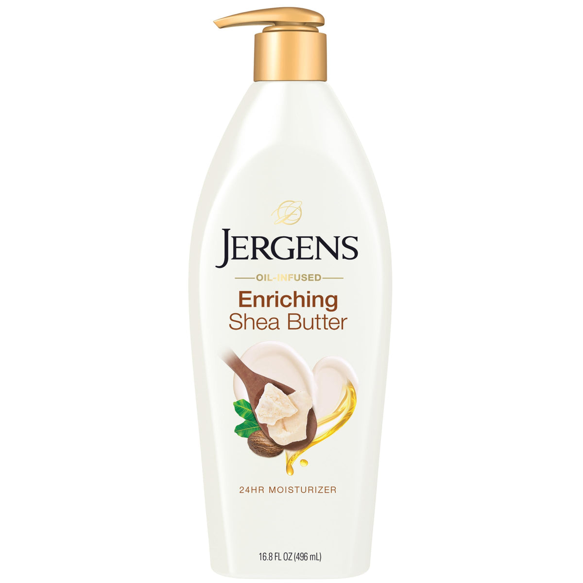 Jergens Shea Butter Body Lotion 16.8 fl oz front view