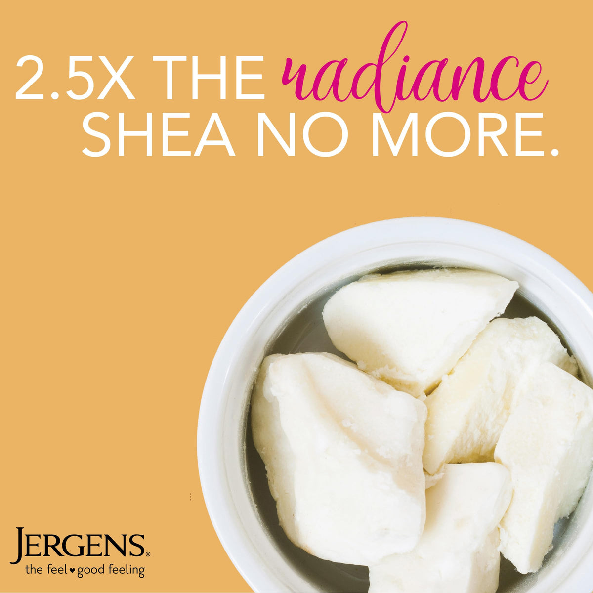Jergens Shea Butter Body Lotion 16.8 fl oz lifestyle scene