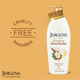 Jergens Shea Butter Body Lotion with shea nuts and butter