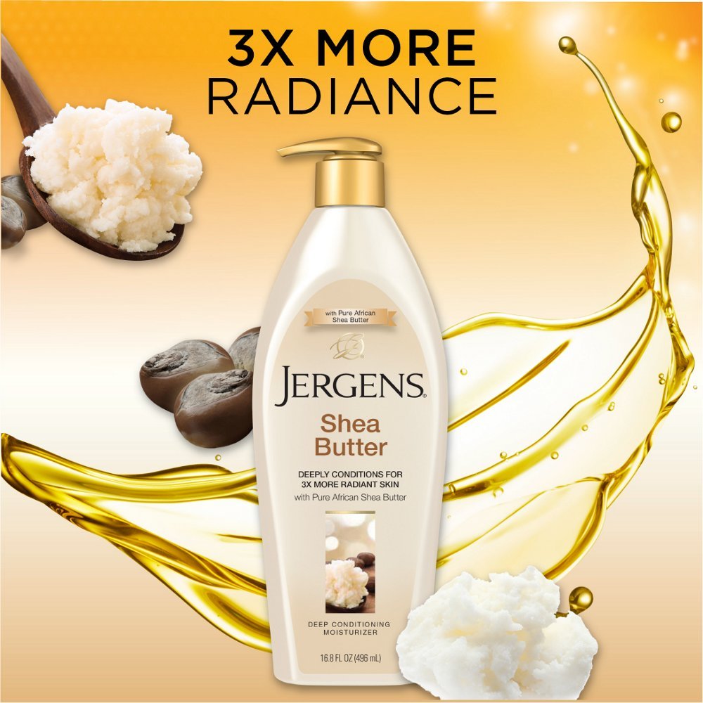 Jergens Shea Butter Deep Conditioning Moisturizer 26.5oz back view