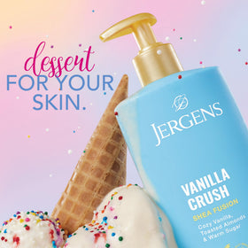 Jergens Shea Fusion Vanilla Crush Body Lotion 14 fl oz back view