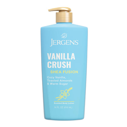 Jergens Shea Fusion Vanilla Crush Body Lotion 14 fl oz front view