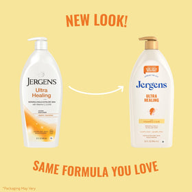 Jergens Ultra Healing Lotion bottle with pump