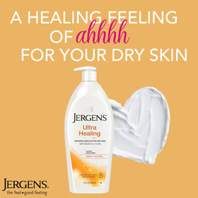 Jergens Ultra Healing Lotion with ingredients list