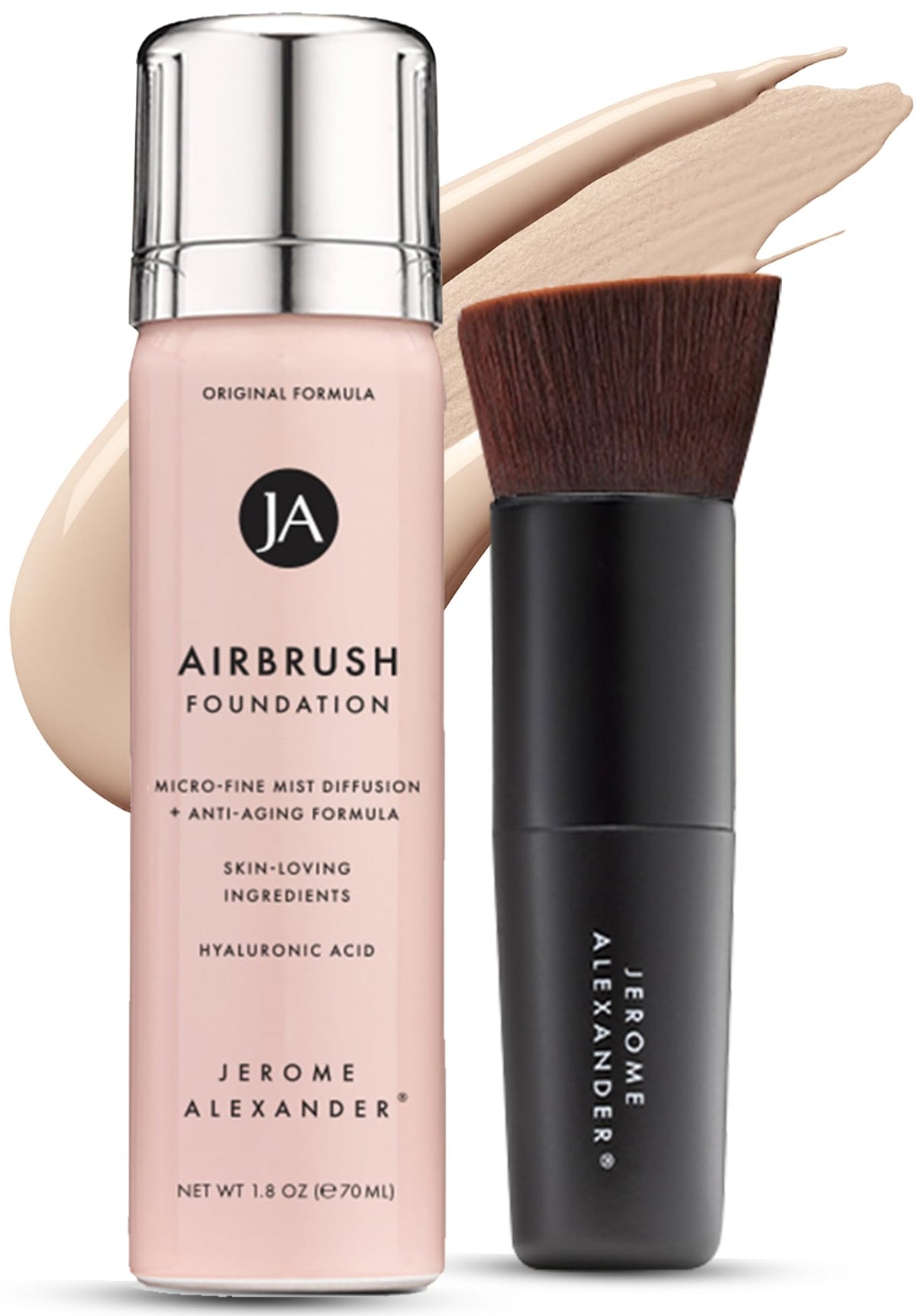 Jerome Alexander Airbrush Foundation 2pc Set - Fair front view