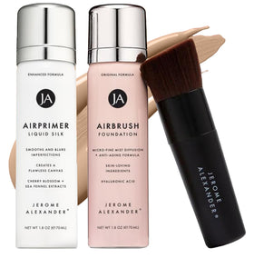 Jerome Alexander Airbrush Foundation 3pc Set front view