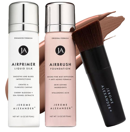 Jerome Alexander Airbrush Foundation & AirPrimer Set packaging front view