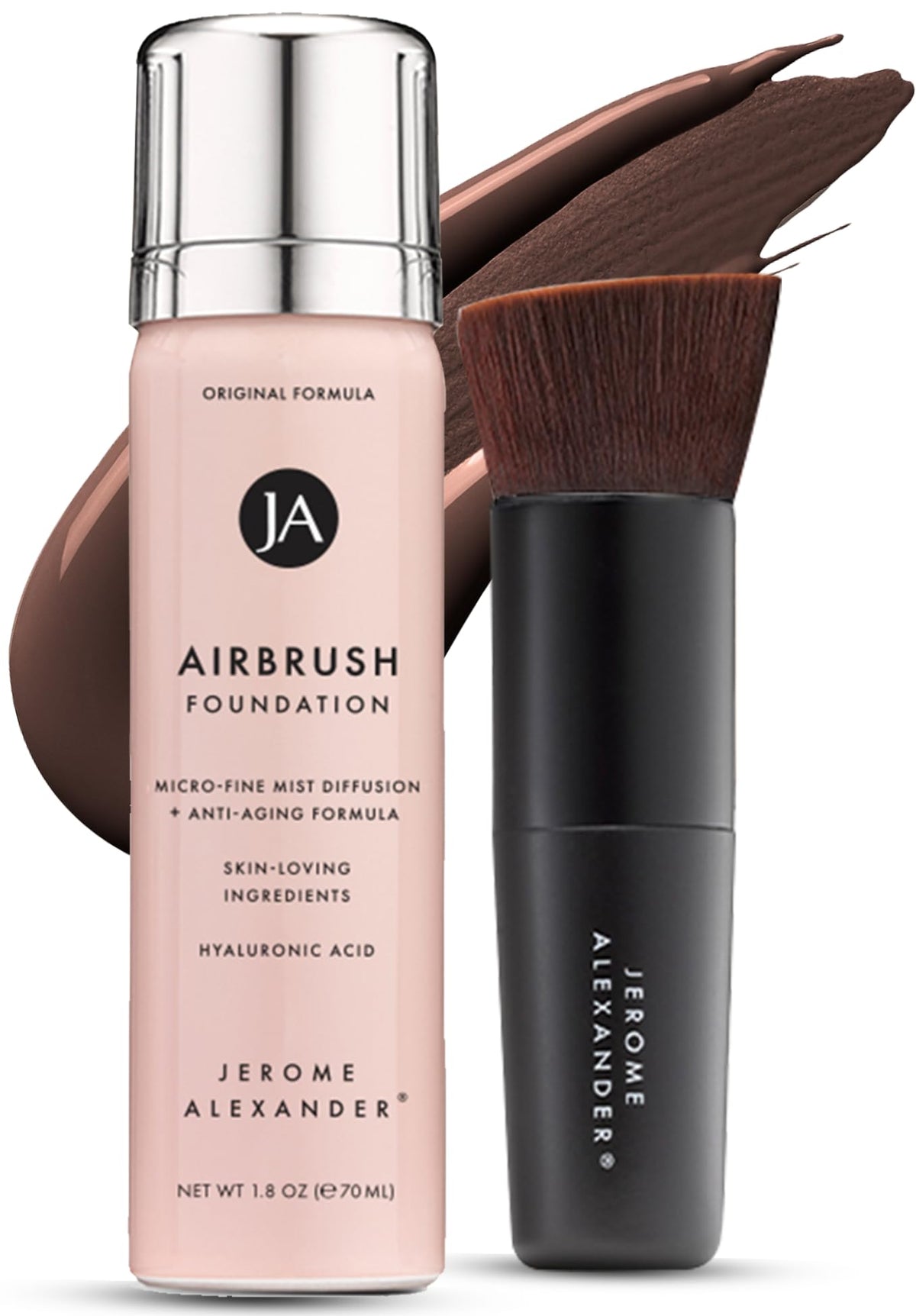 Jerome Alexander Airbrush Foundation Dark Espresso front view
