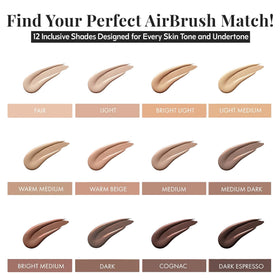 Jerome Alexander Airbrush Foundation Light Medium texture on hand
