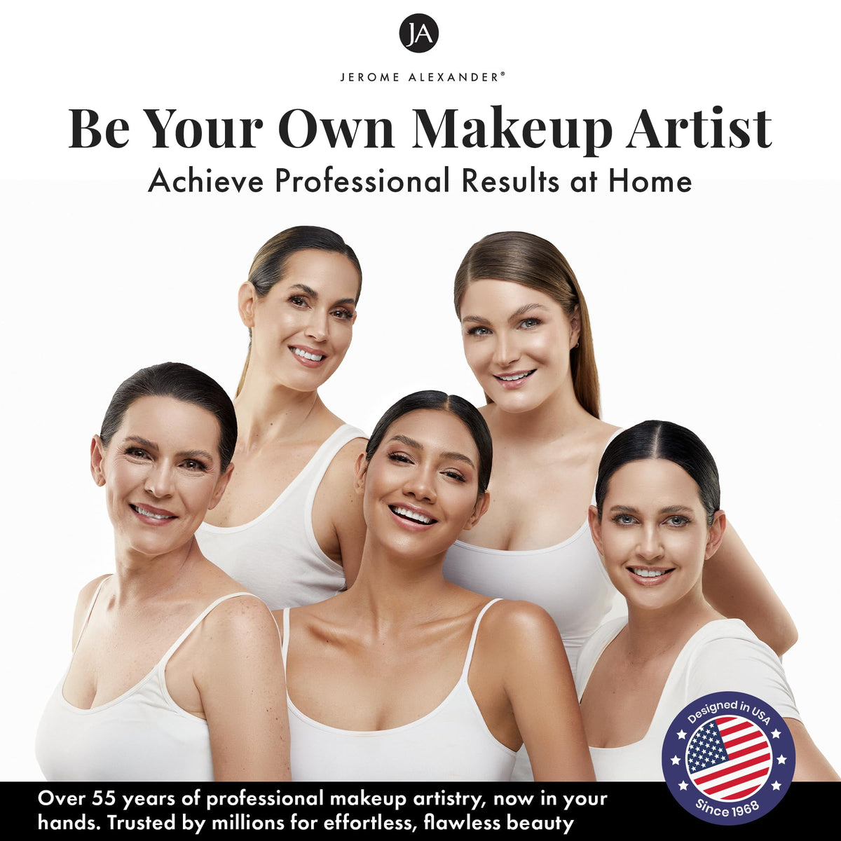 Jerome Alexander Airbrush Foundation Set components arranged on a surface