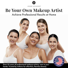 Jerome Alexander Airbrush Foundation Set components arranged on a surface