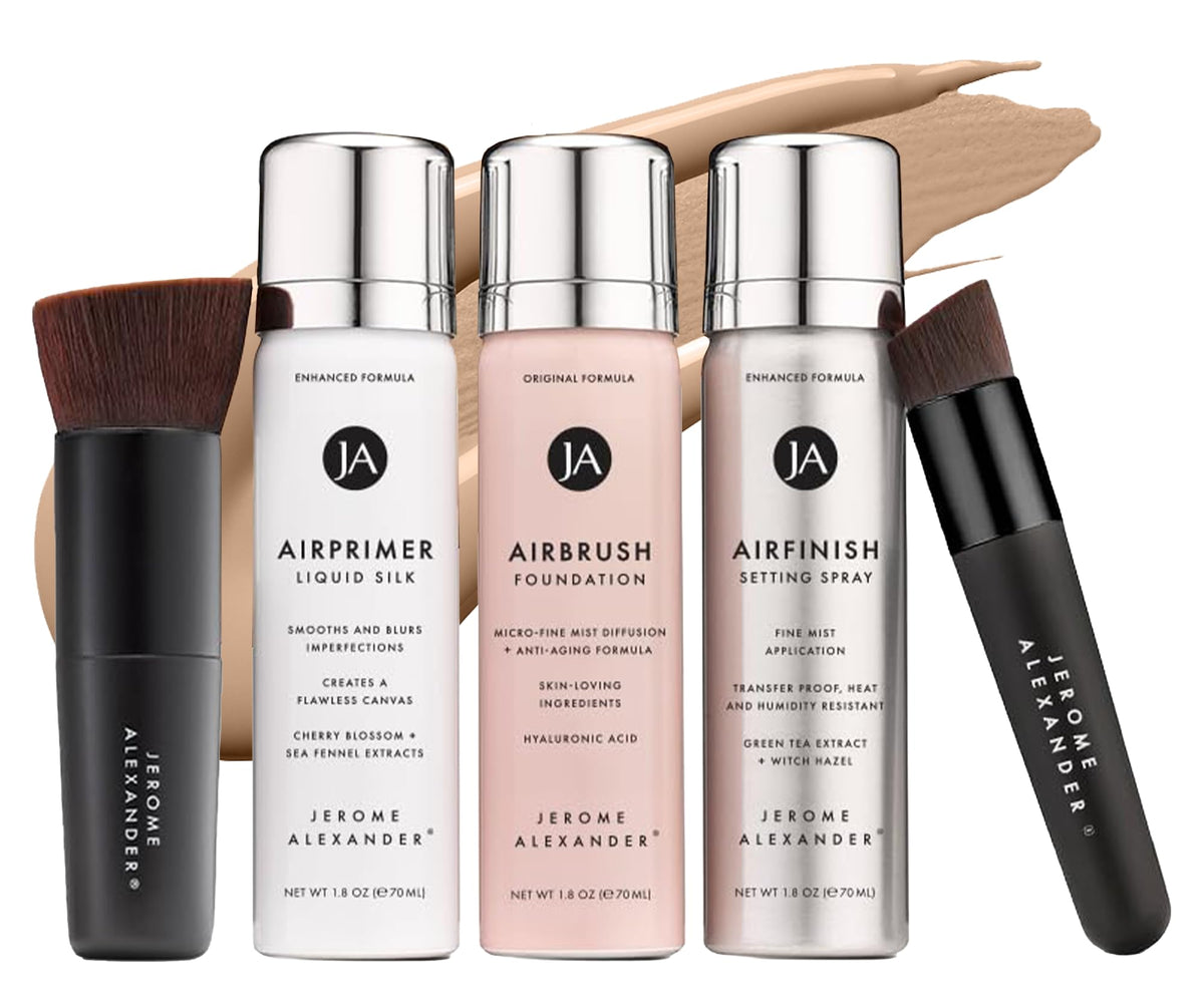 Jerome Alexander Magic Minerals Airbrush Foundation 5pc System front view
