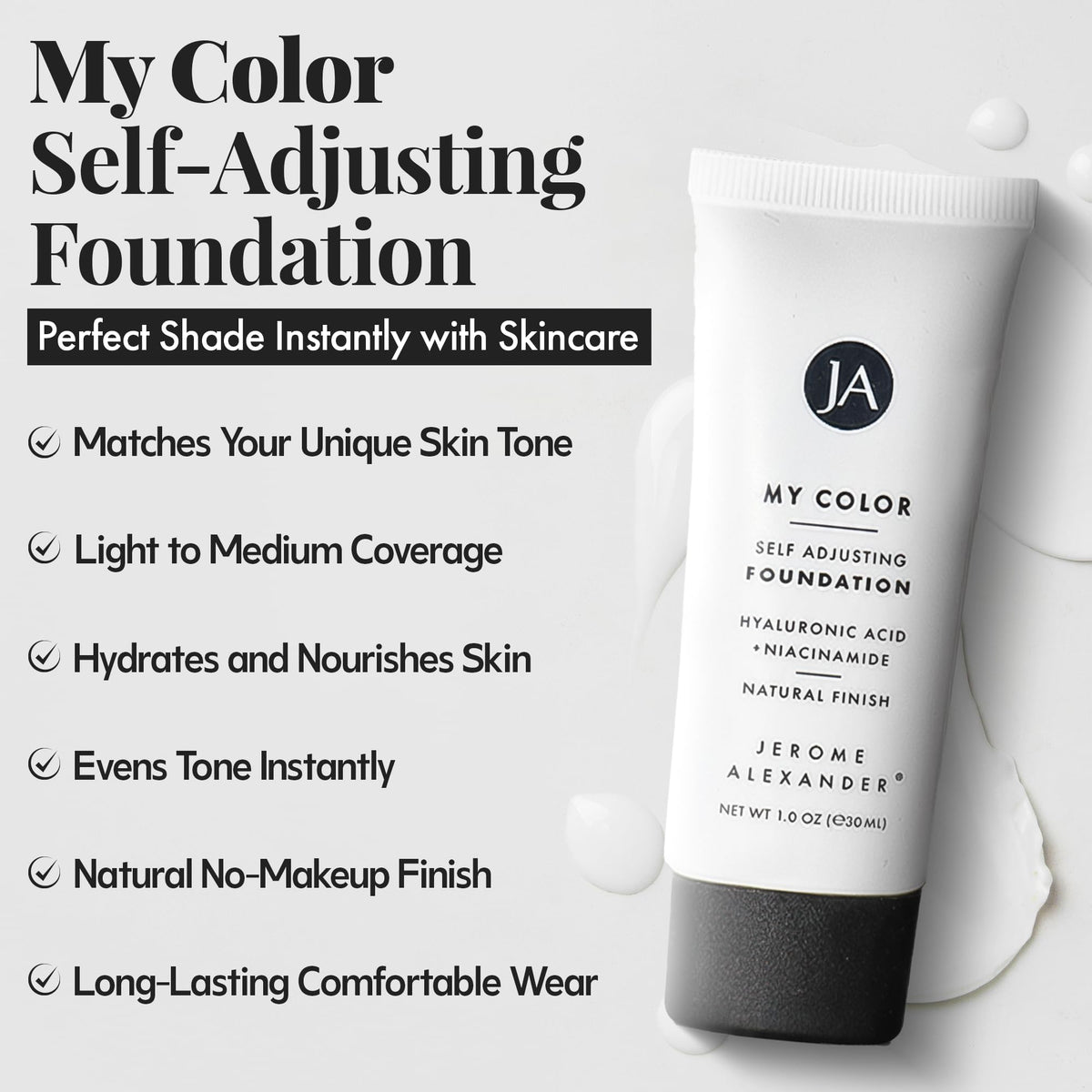 Jerome Alexander My Color Self-Adjusting Foundation Light packaging