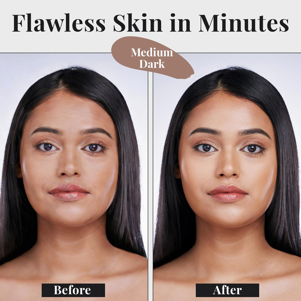 Jerome Alexander My Color Self-Adjusting Foundation Medium Dark texture close-up