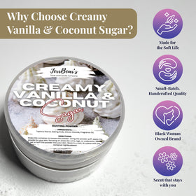 JerrBear’s Body Dusting Powder with coconut and vanilla
