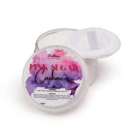 JerrBear’s Pink Sugar Cashmere Dusting Powder 4oz jar front view