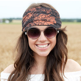 Jesries Extra Wide Turban Headband showcasing the cross-knotted design