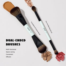 Jessup Duo-End Blending Brush with fluffy and tapered ends