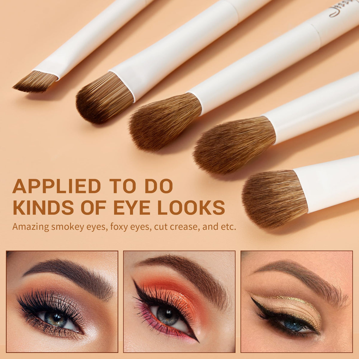 Jessup eye brushes including blending and liner brushes
