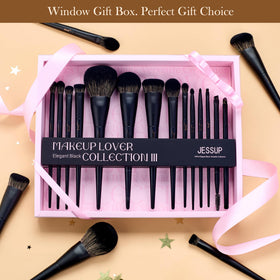 Jessup makeup brushes in elegant packaging