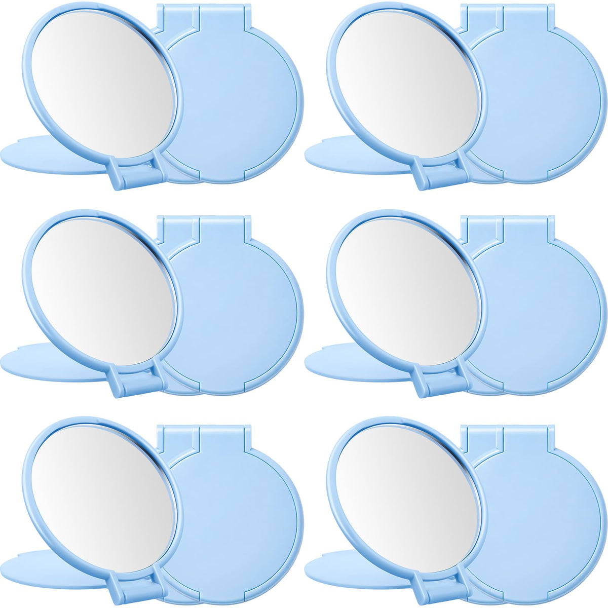 Jetec 18 pieces compact mirrors in assorted colours