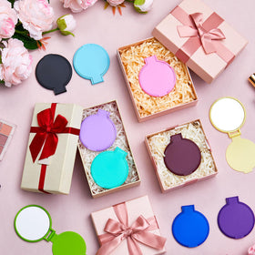 Jetec compact mirror in a purse for travel convenience