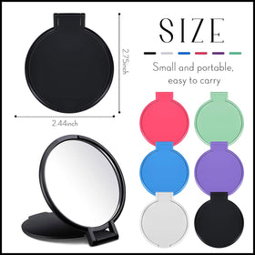 Jetec compact mirror open displaying clear mirror surface
