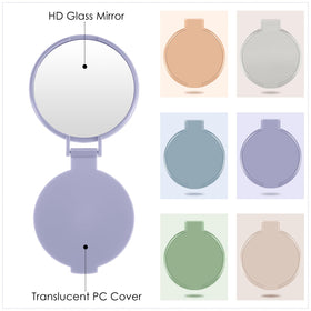 Jetec compact mirror showing front view with decorative design