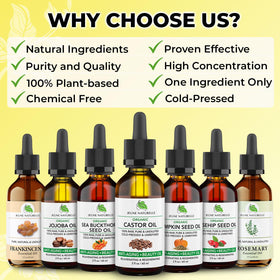 Jeune Naturelle Organic Castor Oil on a wooden table