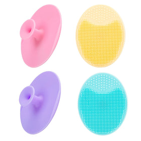 JEXCULL silicone face scrubber multicolor pack front view