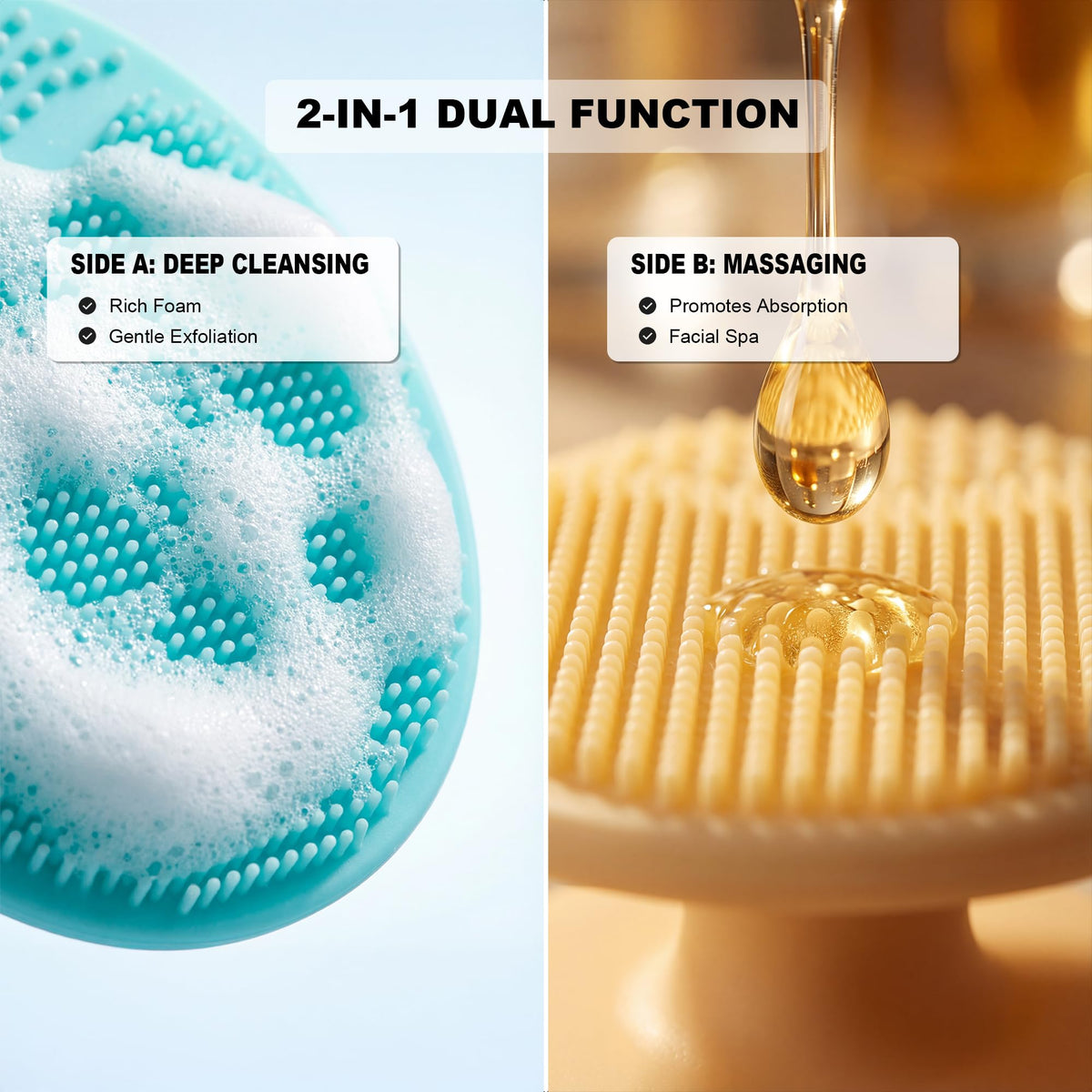 JEXCULL silicone face scrubber packaging