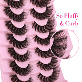JIMIRE Cat Eye Lashes in a beauty setup