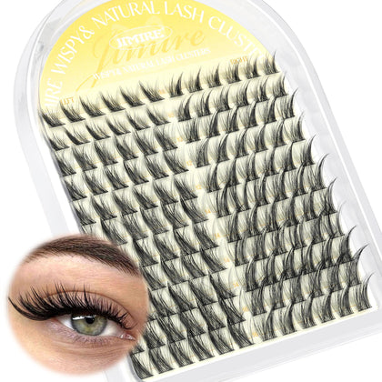 JIMIRE Cat Eye Natural Lash Clusters front view