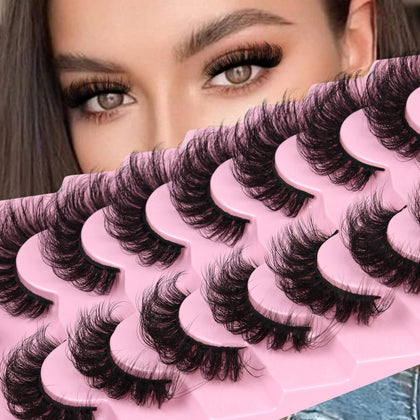 JIMIRE D Curl Faux Mink Lashes 20MM front view