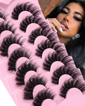 JIMIRE D Curl Faux Mink Lashes 20MM in use