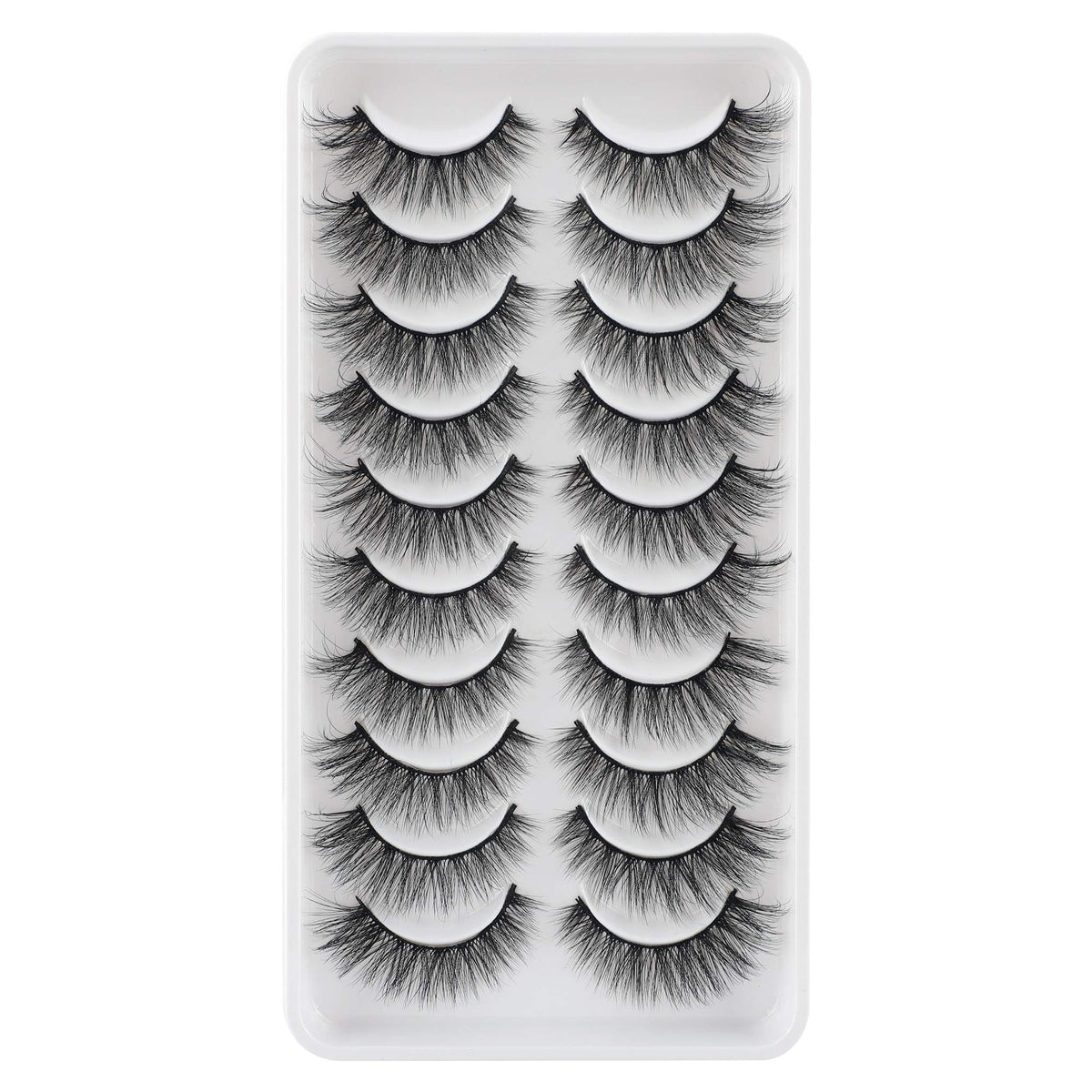 JIMIRE Fake Eyelashes Cat-Eye Look packaging