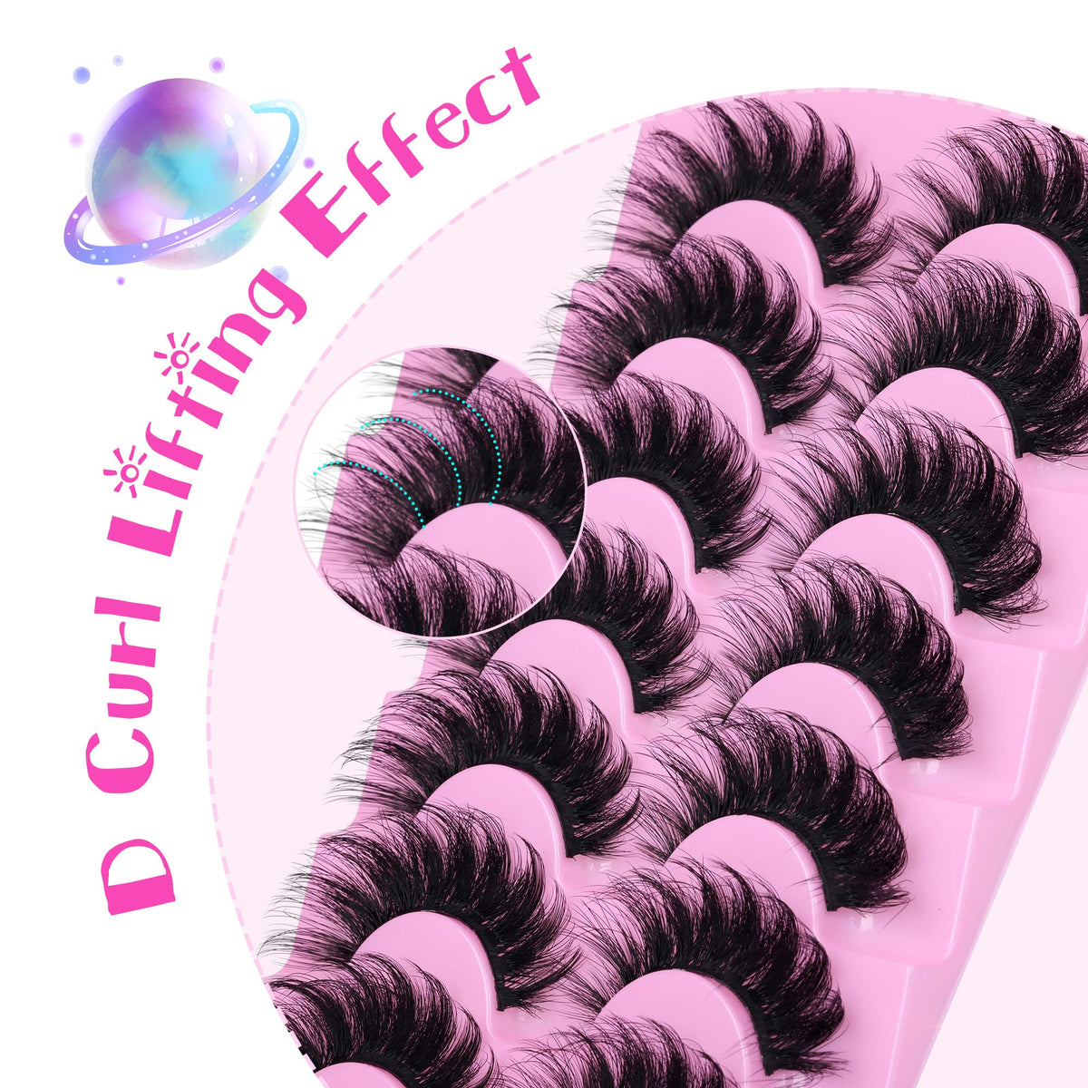 JIMIRE Faux Mink Lashes with packaging details