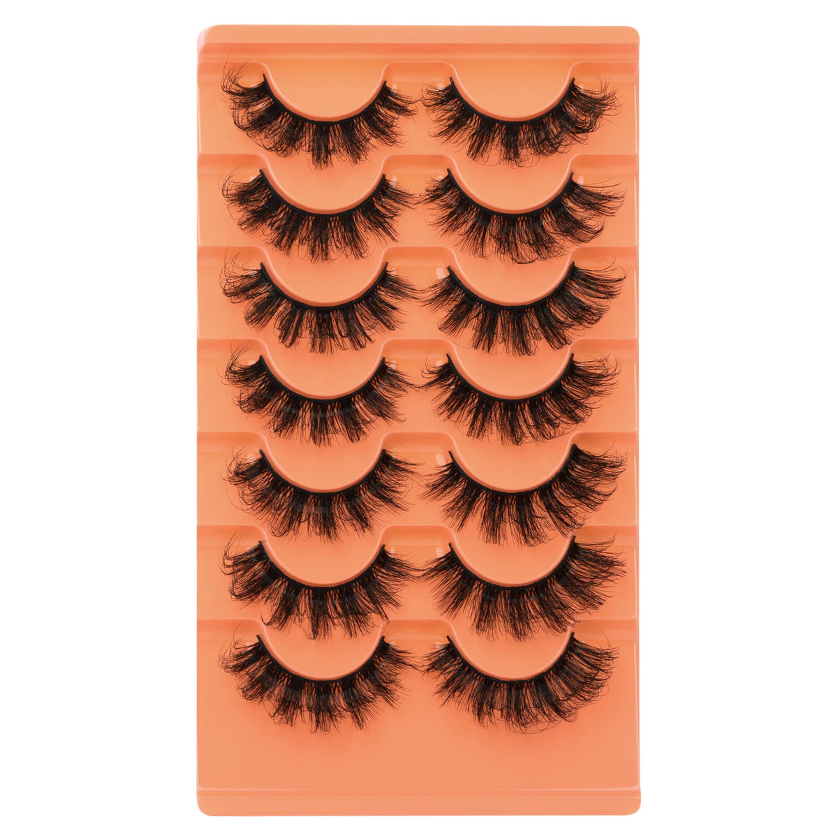 JIMIRE Fluffy Dramatic False Eyelashes in makeup setting