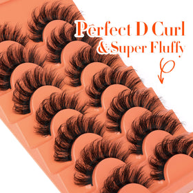 JIMIRE Fluffy Dramatic False Eyelashes packaging
