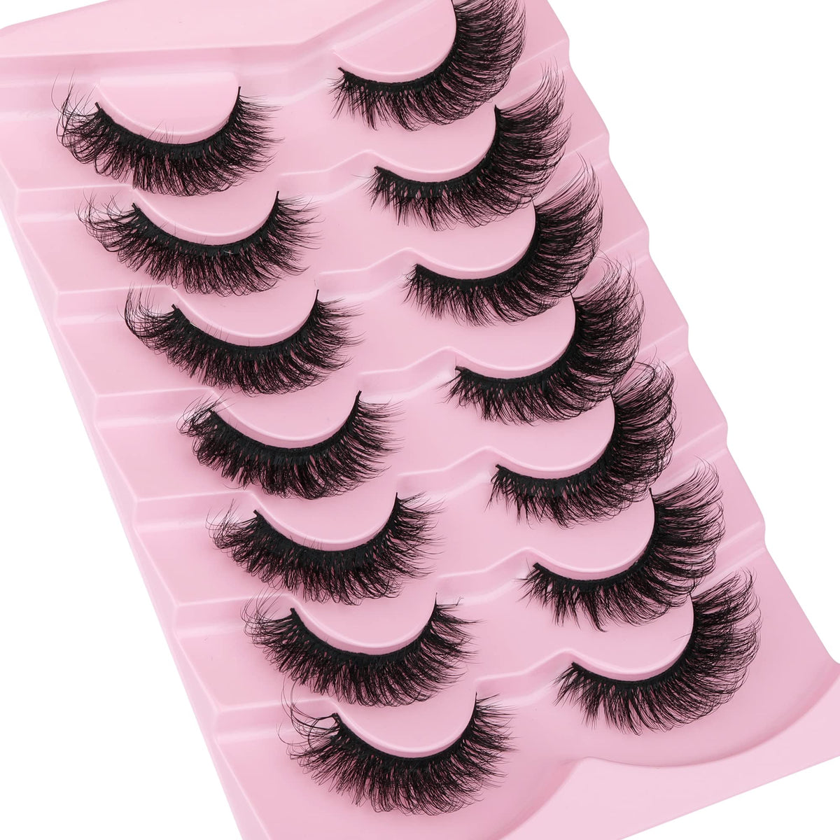 JIMIRE fluffy lashes side view