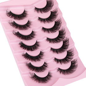 JIMIRE fluffy lashes side view