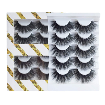 JIMIRE High Volume 3D Faux Mink False Eyelashes pack front view