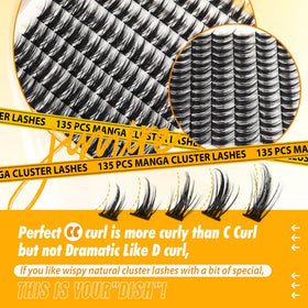 JIMIRE Manga Lash Clusters in a stylish packaging