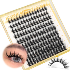 JIMIRE Manga Lash Clusters pack showing 135 pieces