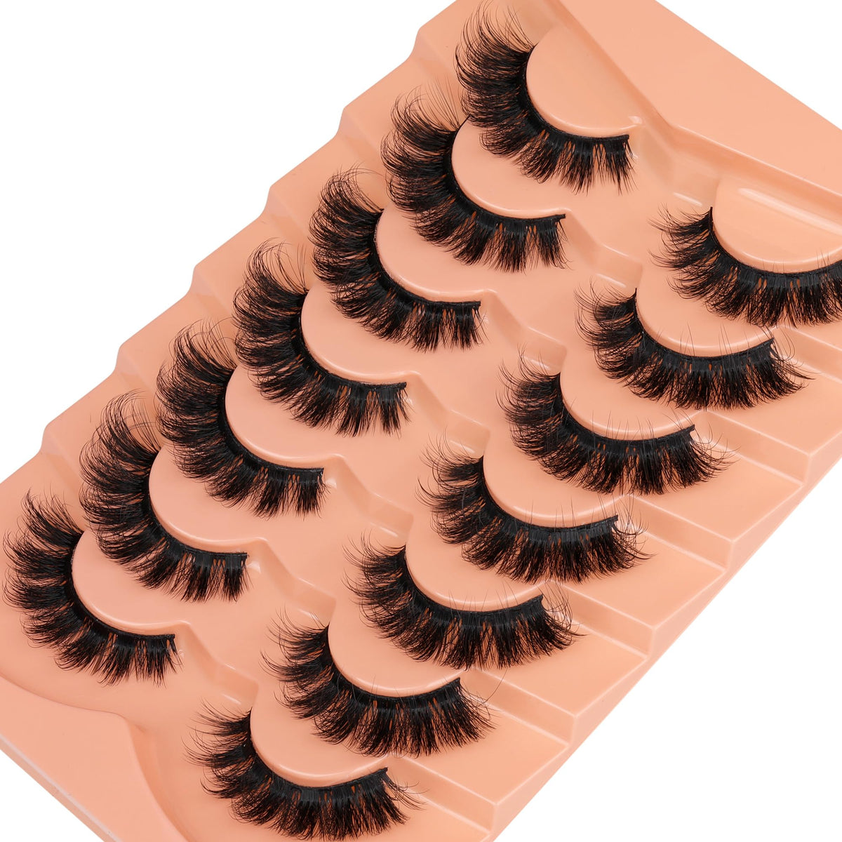 JIMIRE Mink Lashes Cat Eye style on display